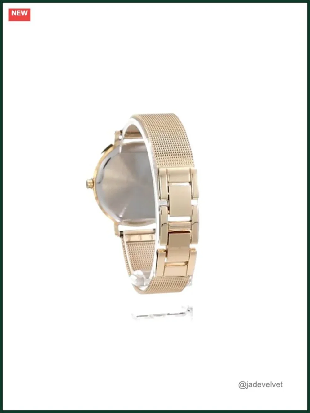 Women's Gold-Tone Mesh Bracelet Watch Japanese Quartz